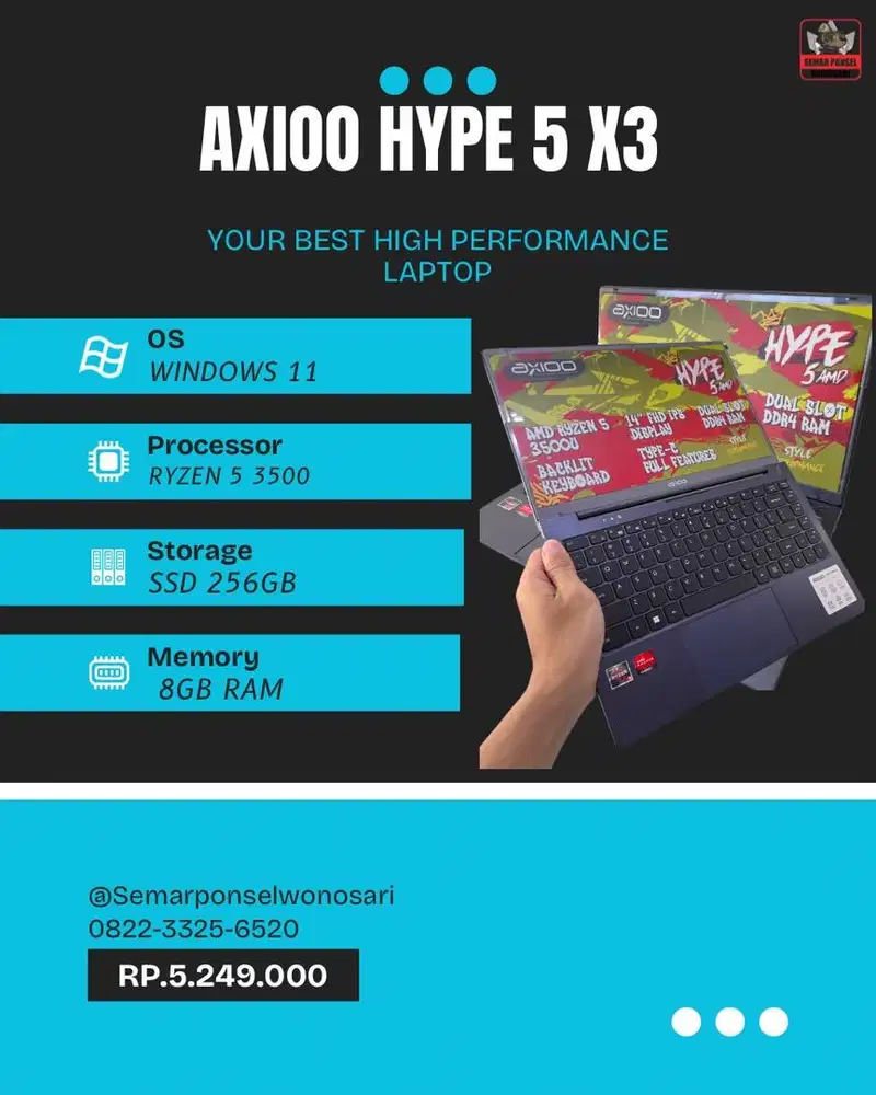 AXIOO HYPE 5 X3