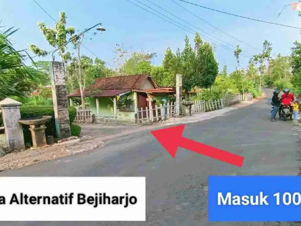 Tanah Dijual Murah dan strategis Dekat Kota Wonosari gunung kidul