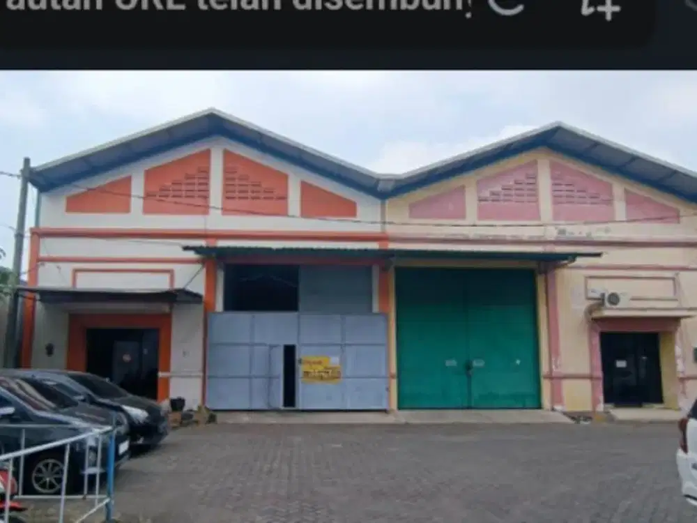 Dijual Gudang Jln Cerme Gresik Jawa Timur