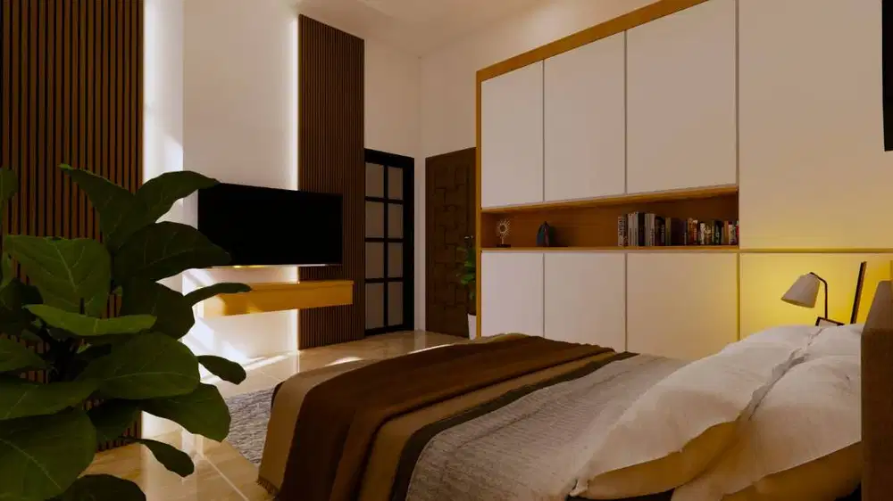 Jual Rumah Baru semifurnish Ready komplek bagus Pamulang estate