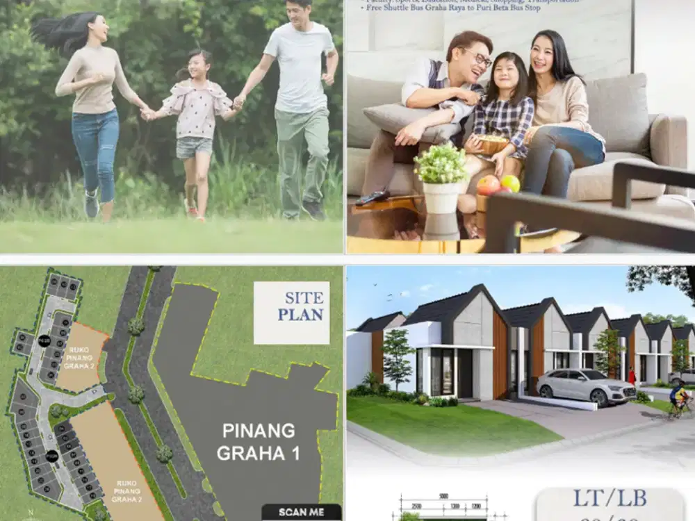 Pinang Graha2 Graha Raya Tangerang  Jaya Group (Cozy Modern Residential) - DP 59 Jt