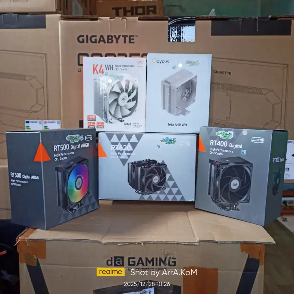 .:: CPU COOLER CR1400, IOTA A40, AG400, K4, RT500, RT620 ::.