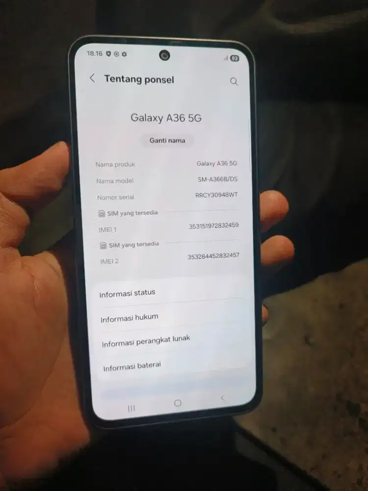 SAMSUNG A36 5G, 8/256