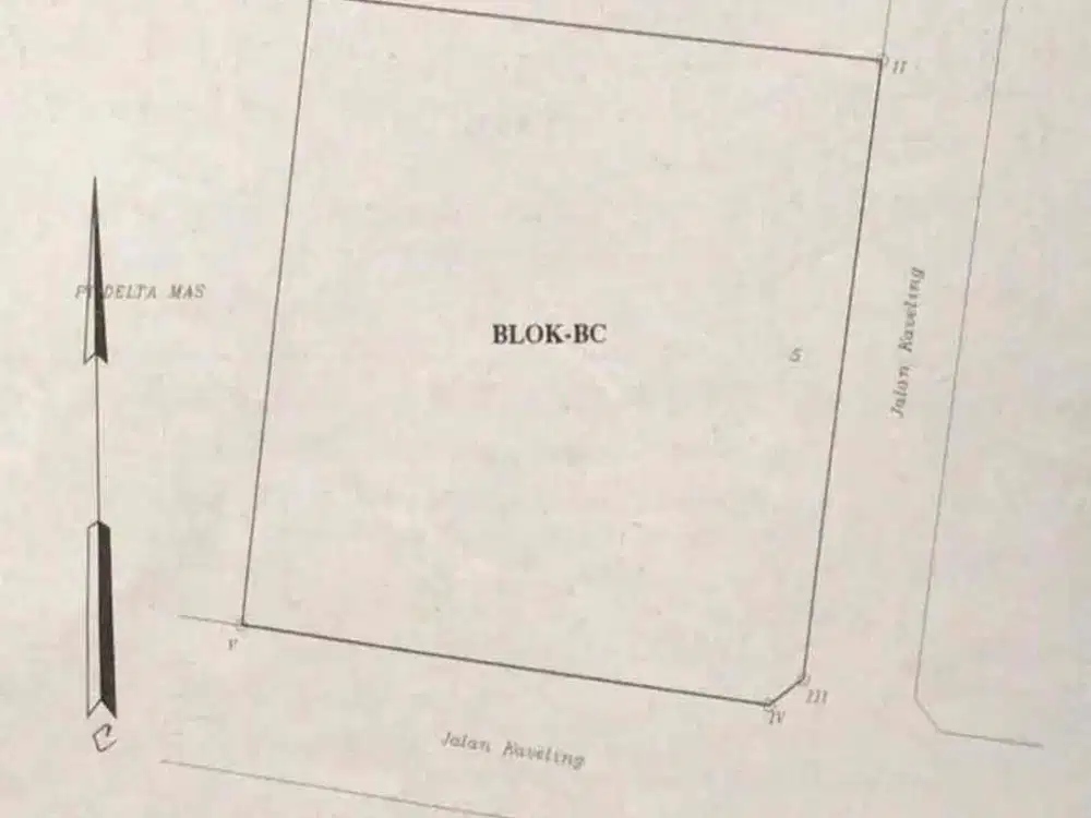 Dijual tanah di Delta Mas , Cikarang Pusat 
Kawasan industri