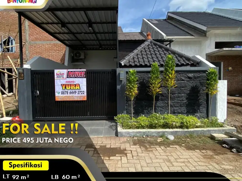 Dijual Rumah Second Siap Huni di kebalenan - Banyuwangi Kota