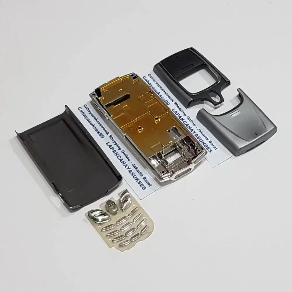 Casing Nokia 8850 Silver Housing Handphone Case Cover Aksesoris Hape