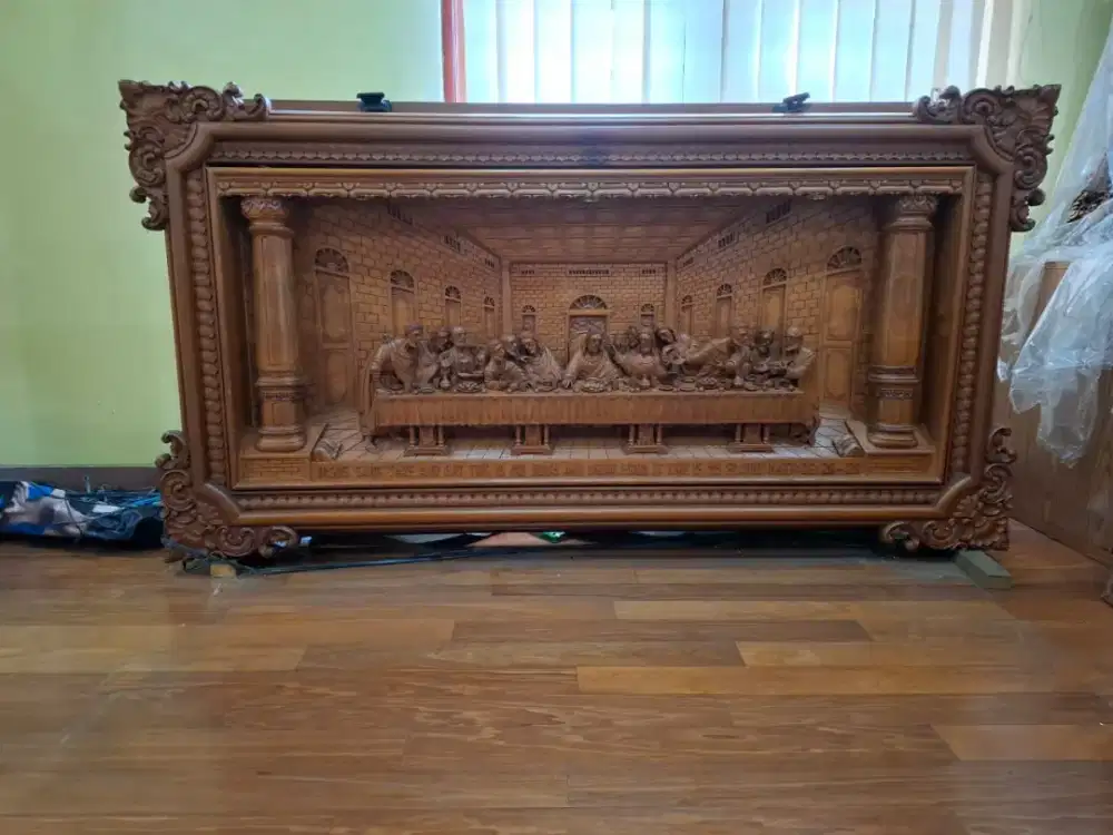 Dijual dekorasi tembok perjamuan Yesus