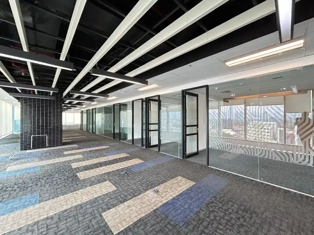 Sewa Kantor 1608 m2 di Park Tower Kebon Sirih, Kondisi Siap Pakai