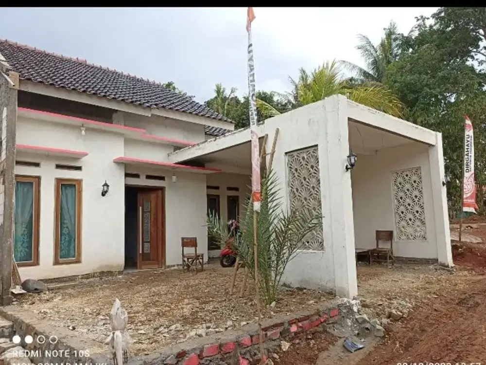 dijual cepat rumah kampung minimalis di desa daon rajeg siap huni