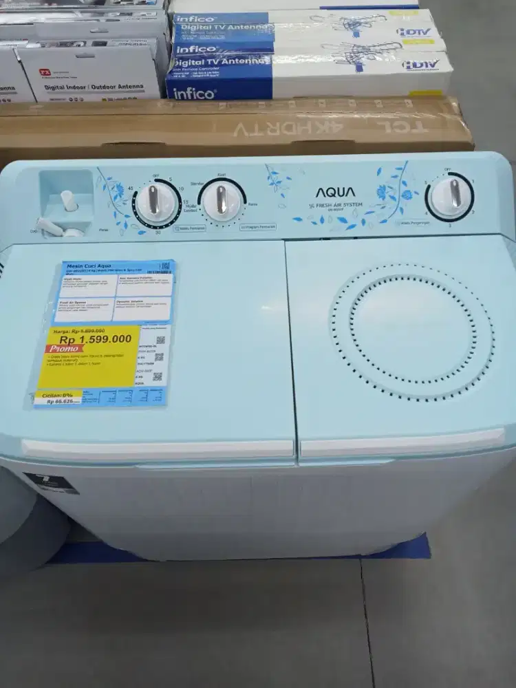 Mesin Cuci Aqua 2 Tabung