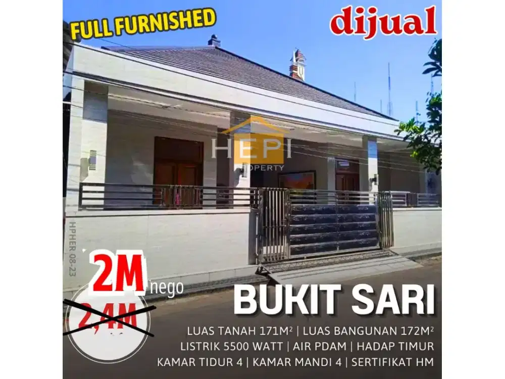 Dijual Rumah di Bukit Sari Semarang