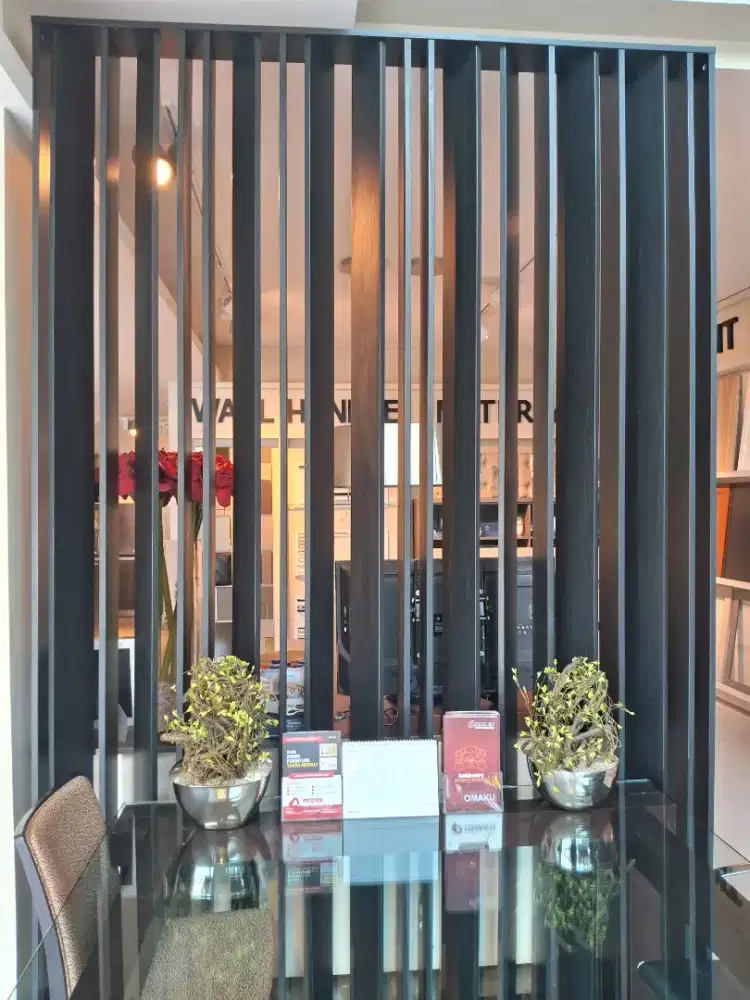 Partisi ruangan bahan MFC 195x15x290cm