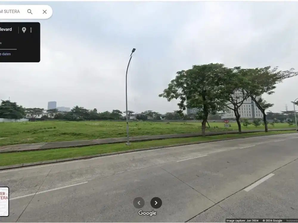 Kavling Komersial Jalur Sutera Boelevard Kav 3