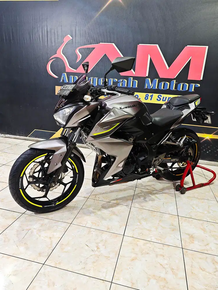 Ninja Z250cc naked 2cilinder mulus full stdr .Anugerah motor rungkut