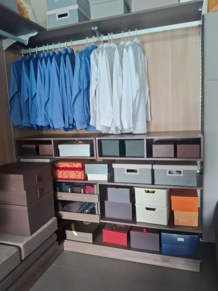 Lemari pakaian 183x53x235cm