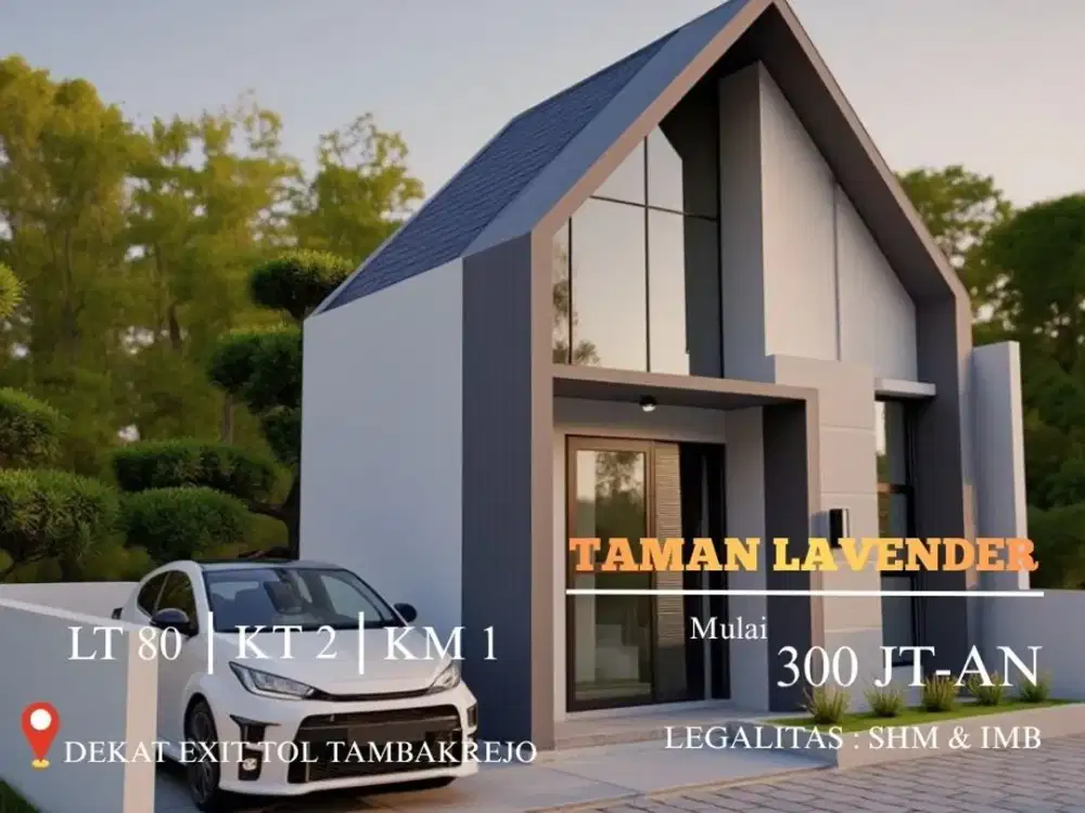 Hunian Modern Minimalis di Tempel Sleman, Dekat Tol Tambakrejo – Harga Mulai 322 Jutaan