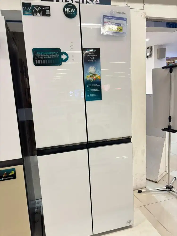 HISENSE SBS 4pintu white