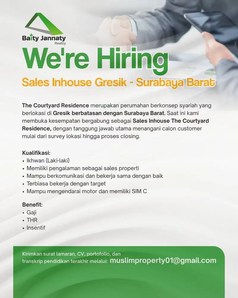 Sales Properti Inhouse