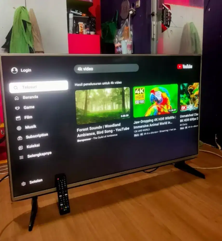 TV Smart 49 LG UHD 4K Digital Support You-Tobe Netflik dll (No-Minus)