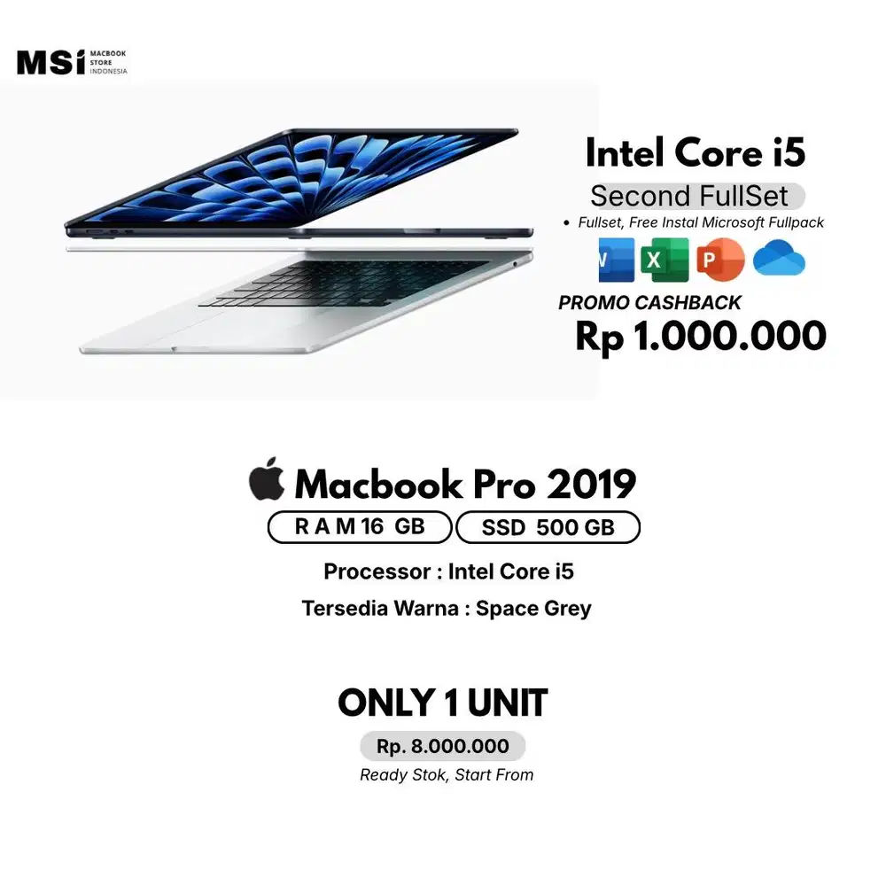 MACBOOK PRO 2019 RAM 16/500GB