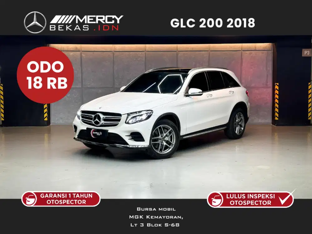 KM 18 RIBU MERCY GLC 200 AMG LINE 2018