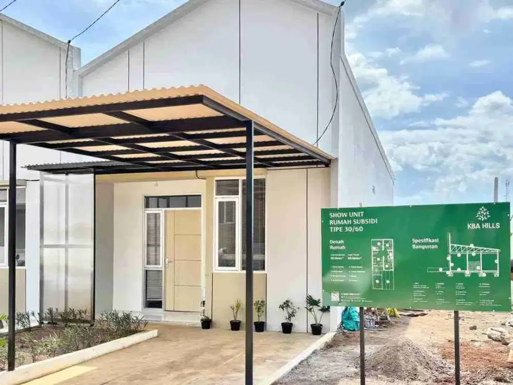 rumah subsidi kota baru arjasari banjaran angsuran 1 juta Flat tanpa DP