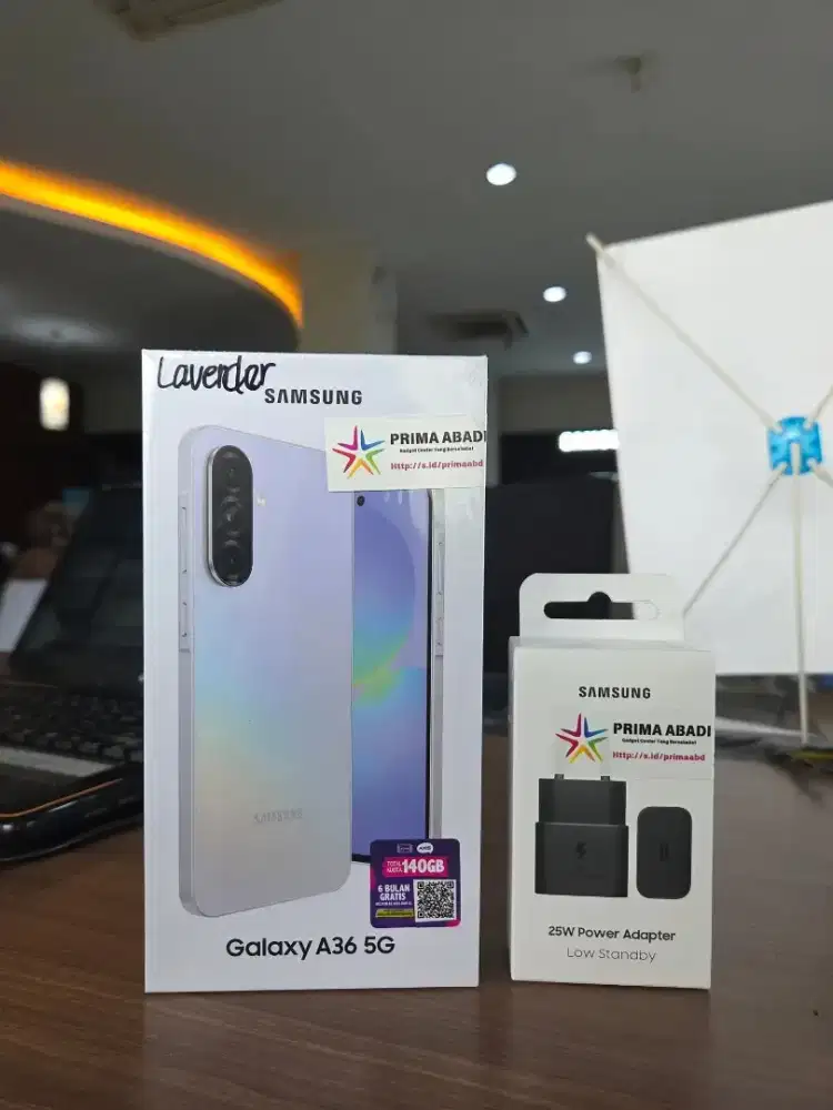Samsung A36 5G Free Adapter 25W New Segel Bisa Kredit