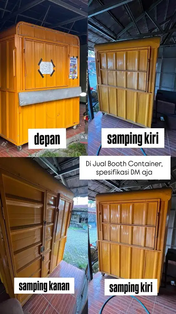 DIJUAL BOOTH CONTAINER UNTUK USAHA