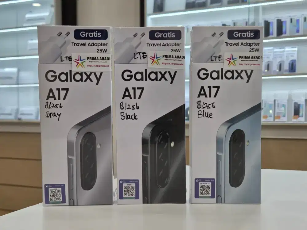 Samsung A17 LTE NFC Free Adapter 25W New Segel Bisa Kredit