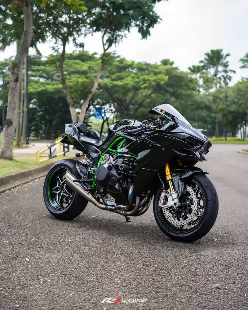 (Full Paper) Total Modif 200jt-an Kawasaki H2 Tahun 2023 KM 3.000an