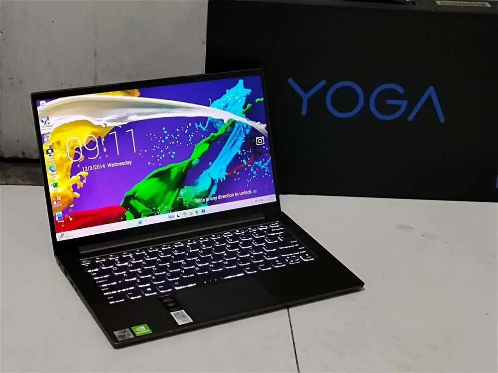 Laptop Lenovo yoga slim 7 RAM 8gb ddr4 SSD 512gb Nvme