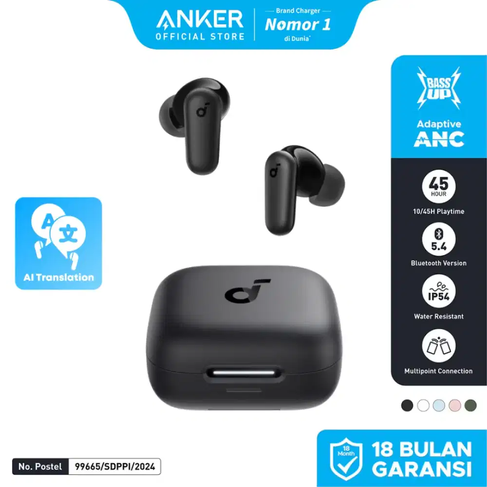 Tws Anker Soundcore R50i NC Original Garansi Resmi 18 bulan