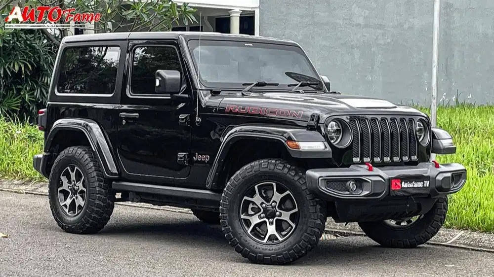 KM 22RB Jeep JL Rubicon 2.0 Turbo 2Doors 2Pintu Black On Black 2019
