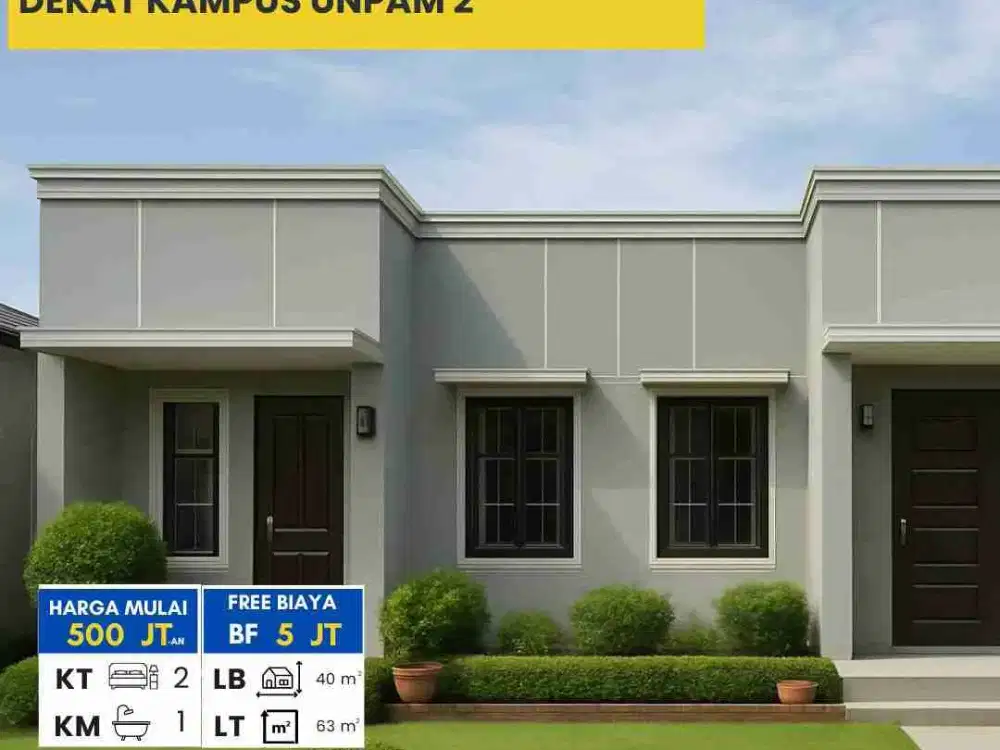 Rumah Dijual Cluster Setu KPR Nego Strategis