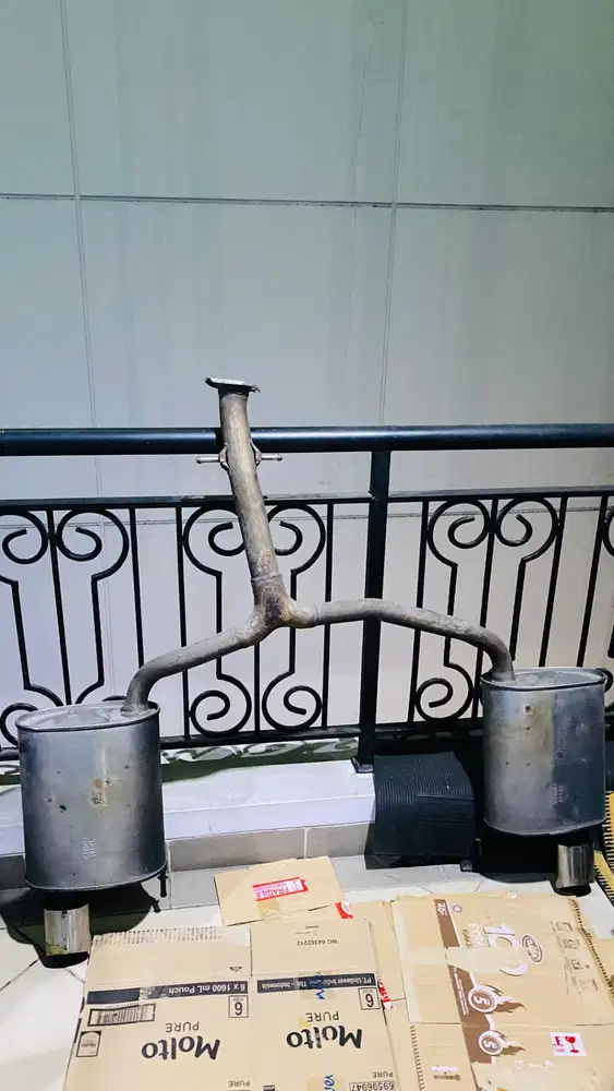 Muffler Toyota Mark X original JDM