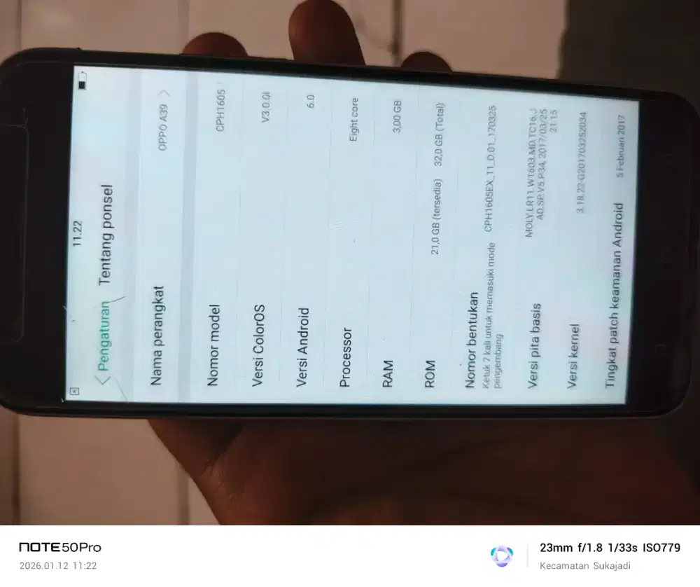 Oppo a39 3/32 batangan