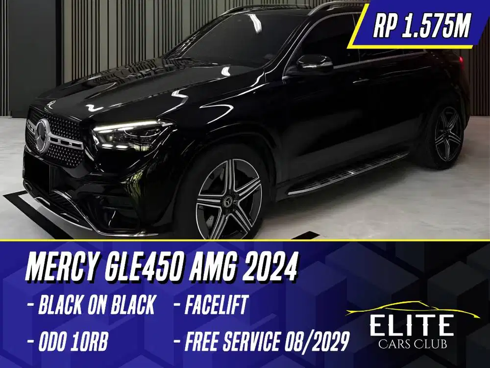 Mercedes Benz GLE450 AMG 2024 Facelift Black Hitam Mercy GLE 450