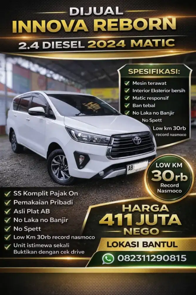 Innova 2.4 G Diesel Reborn