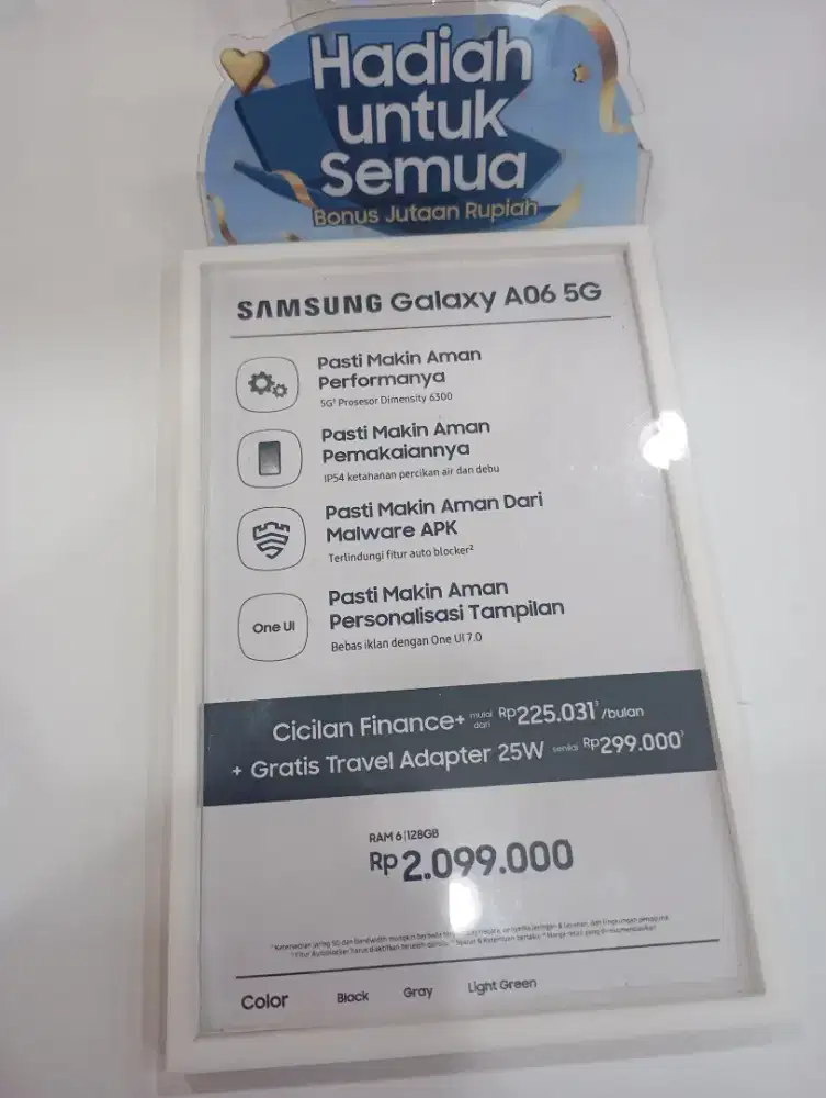 Bisa cicil tanpa DP bunga 0%