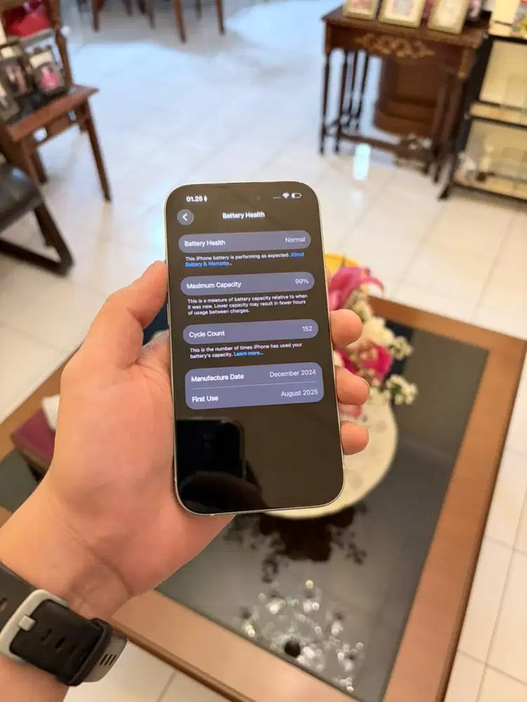 IPHONE 15 BLUE 128GB RESMI, BH 99% GARANSI PANJANG!