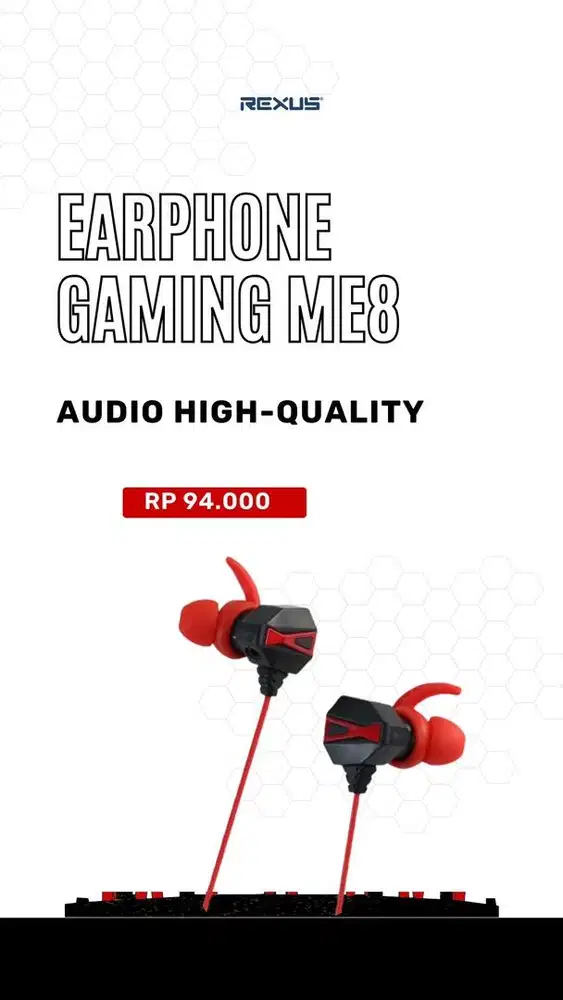 Headset gaming rexus Me-8