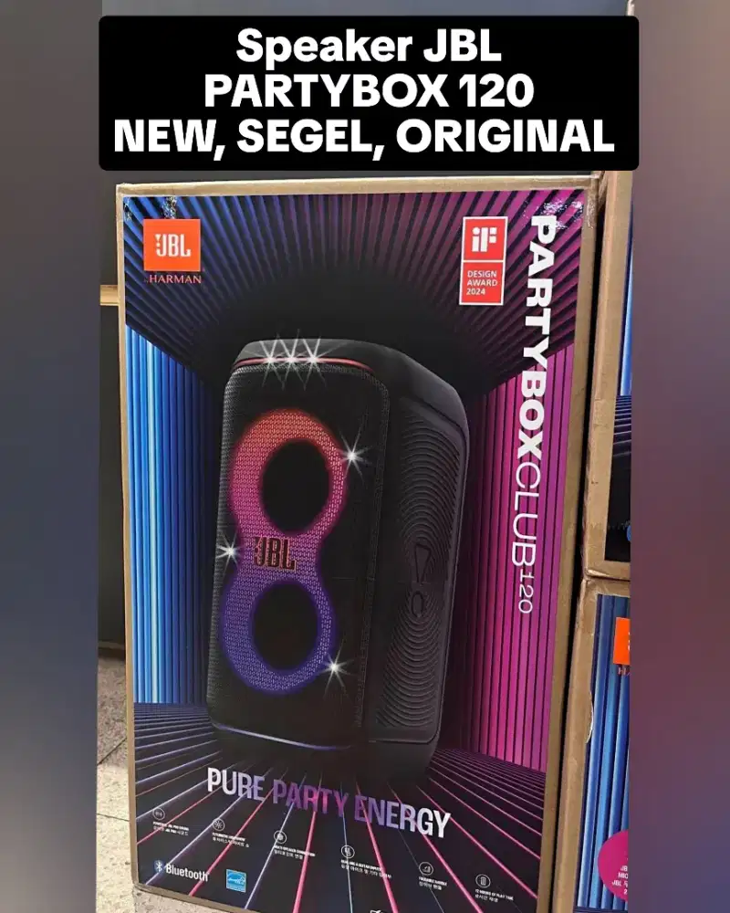 5 jt lebih dikit ‼️ JBL PARTYBOX 120 
NEW, SEGEL, ORIGINAL 
Sidoarjo