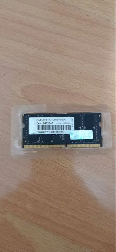 RAM Laptop V-GEN DDR4 16GB PC 2666 Mhz