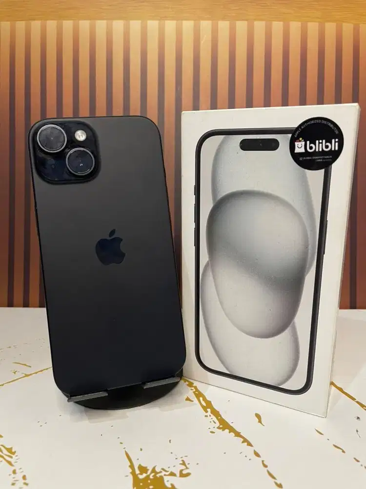 iPhone 15 Black 128 GB iBox