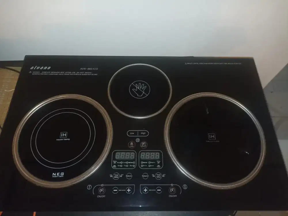 Kompor listrik alvano tanam 3 tunggku