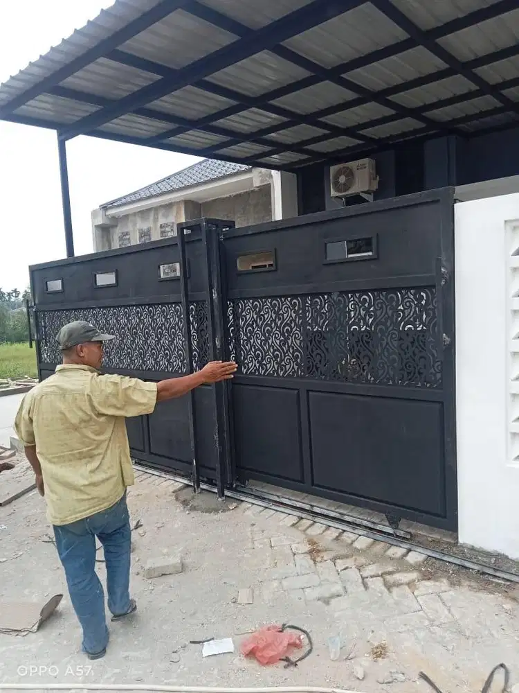 Pagar plat cating laser