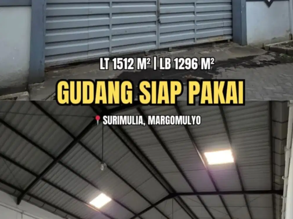 SEWAKAN 3 UNIT GUDANG  DI SURIMULIA MARGOMULYO SURABAYA