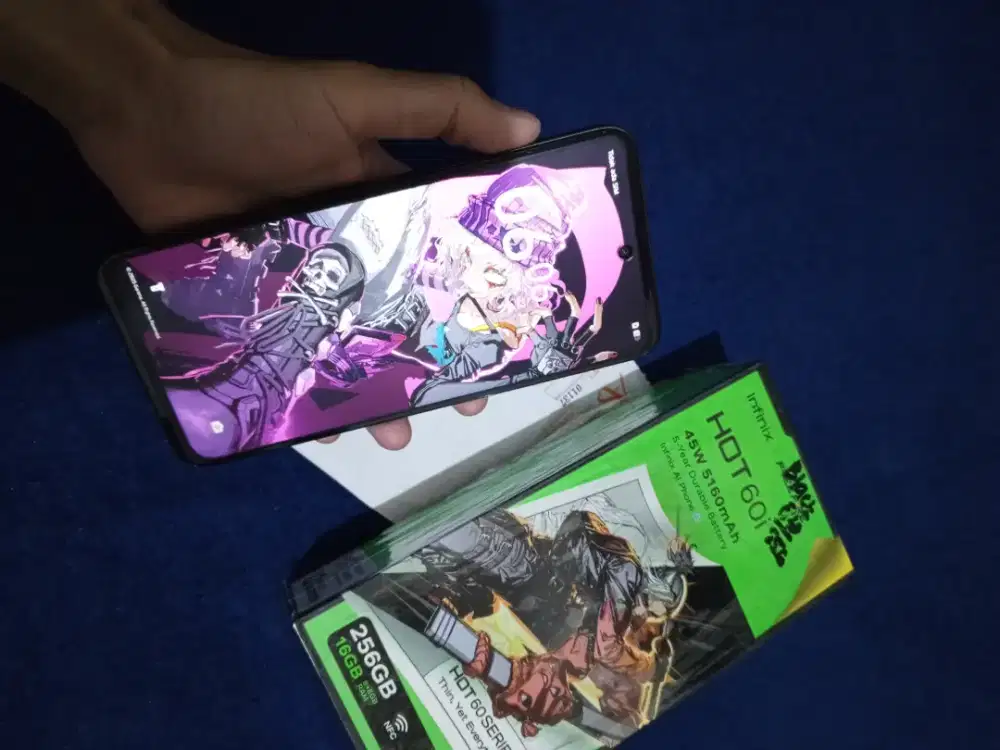 infinix hot 60i ram 8+8/256 baru seminggu pemakaian