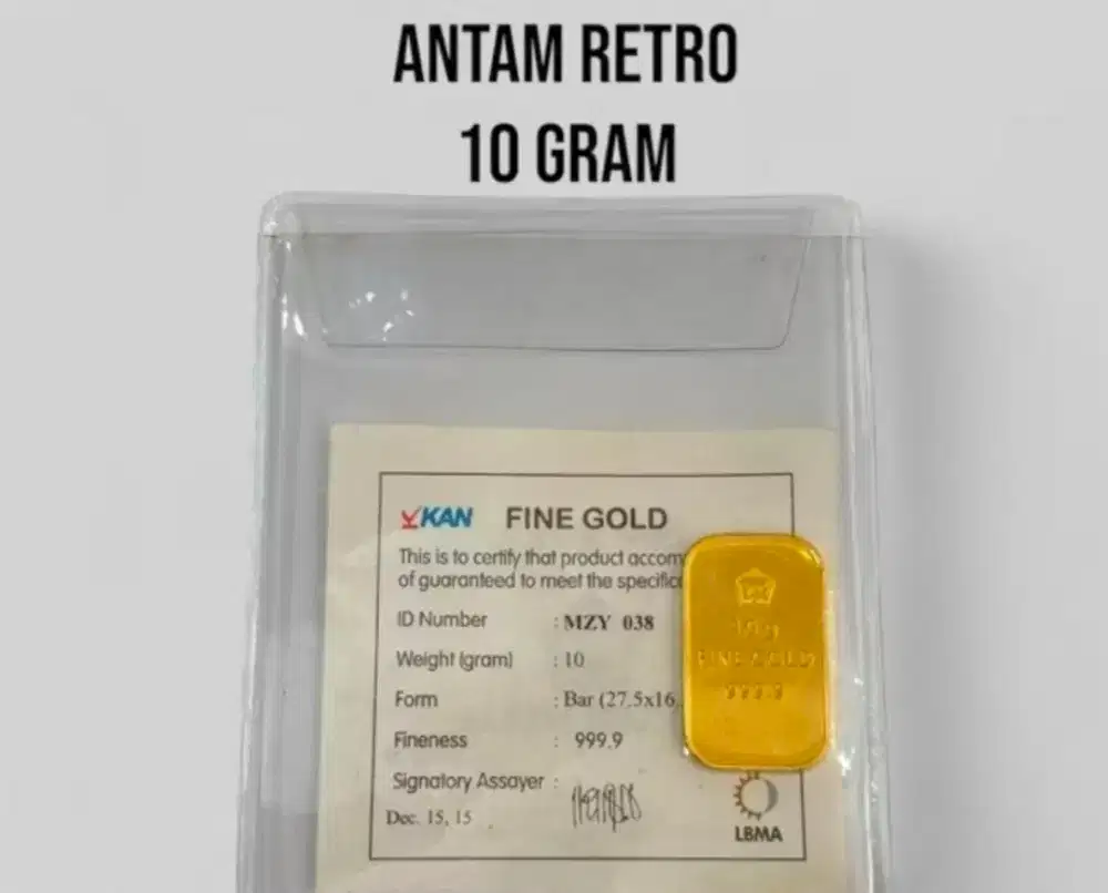 Logam mulia Antam Retro  10 gram