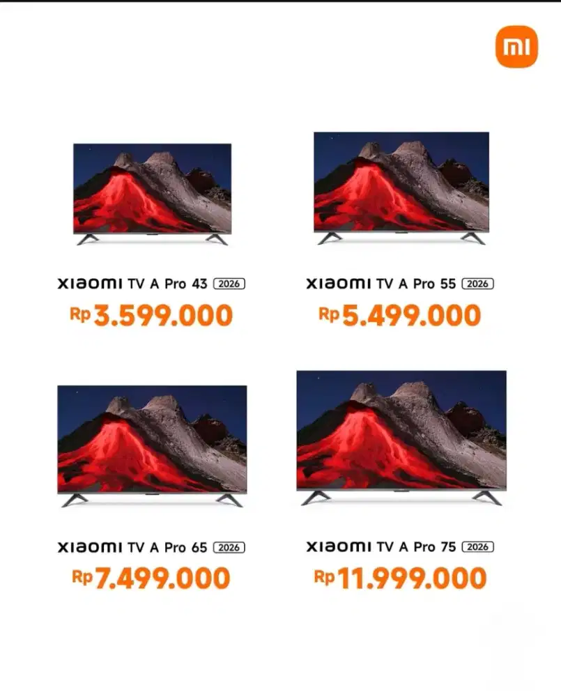 Cash/Cicilan Smart TV